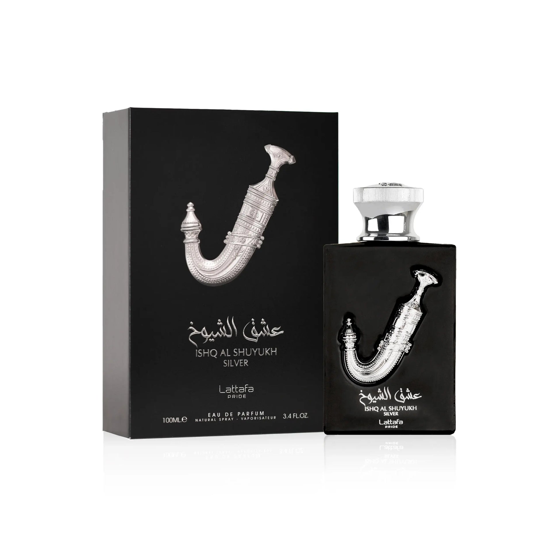 Ishq Al Shuyukh Silver 100ml Lattafa PRIDE